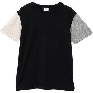 Short Sleeve Short Sleeve Crew Neck 100% Cotton USA One Point Logo Embroidery Binder Neck Short Sleeve T-Shirt Short Sleeve T-Shirt BASIC CK-B323