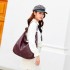 Bags for Women Soft PU Leather Slouchy Bag Shoulder Purse with Zipper
